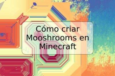 Cómo criar Mooshrooms en Minecraft