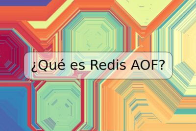 ¿Qué es Redis AOF?