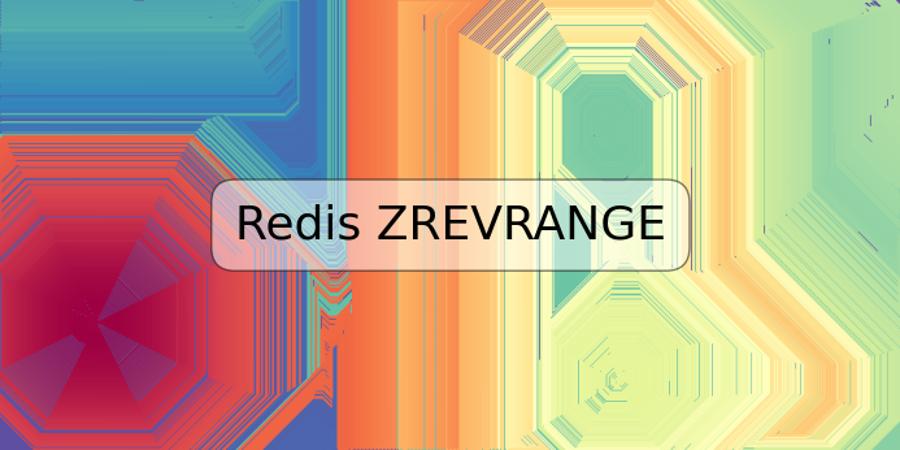 Redis ZREVRANGE