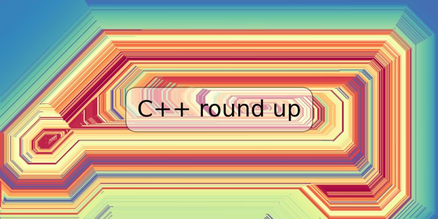 C++ round up