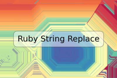 Ruby String Replace
