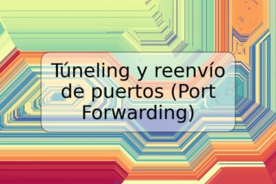 Túneling y reenvío de puertos (Port Forwarding)