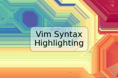 Vim Syntax Highlighting