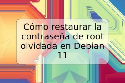 Cómo restaurar la contraseña de root olvidada en Debian 11