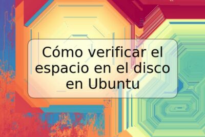 Cómo verificar el espacio en el disco en Ubuntu
