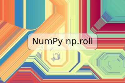 NumPy np.roll