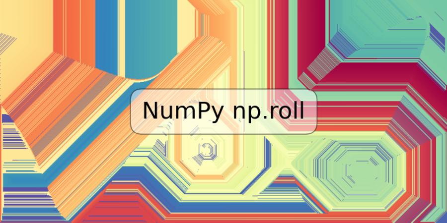 NumPy np.roll