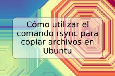 Cómo utilizar el comando rsync para copiar archivos en Ubuntu