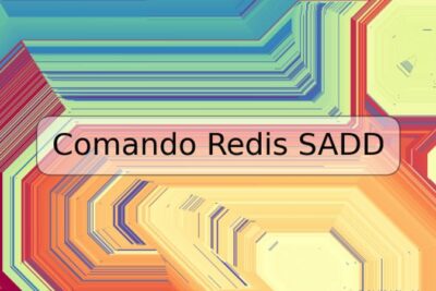 Comando Redis SADD