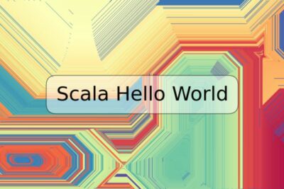 Scala Hello World
