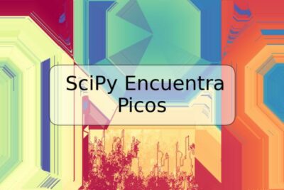 SciPy Encuentra Picos