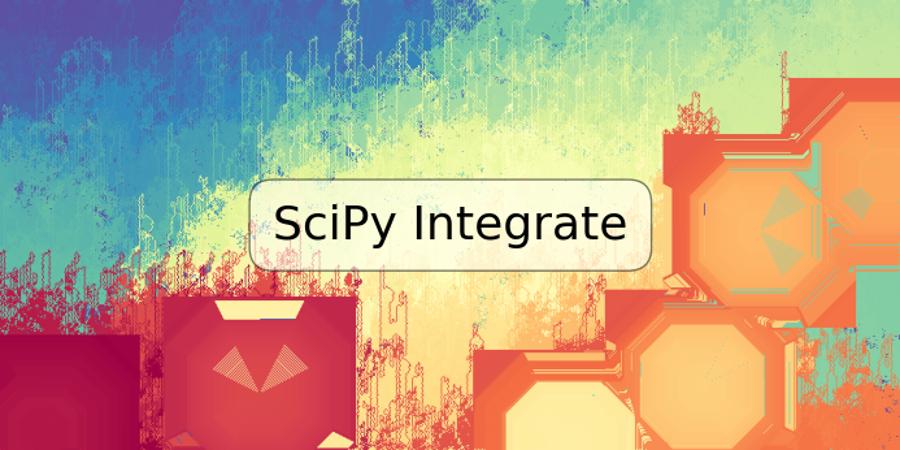 SciPy Integrate