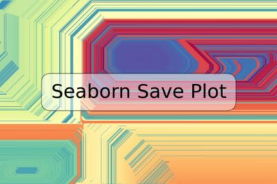 Seaborn Save Plot