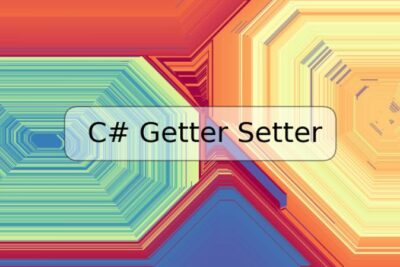 C# Getter Setter