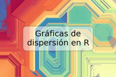 Gráficas de dispersión en R