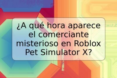 ¿A qué hora aparece el comerciante misterioso en Roblox Pet Simulator X?