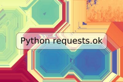 Python requests.ok