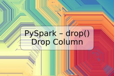 PySpark – drop() Drop Column