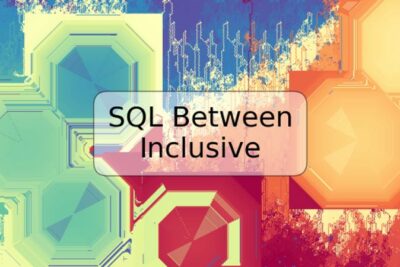 SQL Between Inclusive