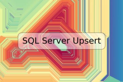 SQL Server Upsert