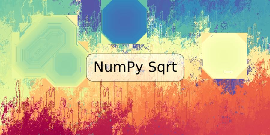 numpy-sqrt-trspos