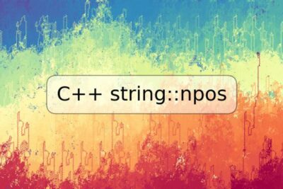 C++ string::npos