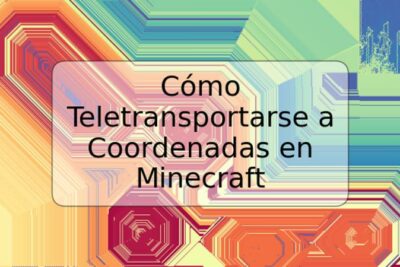 Cómo Teletransportarse a Coordenadas en Minecraft