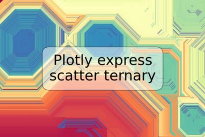 Plotly express scatter ternary