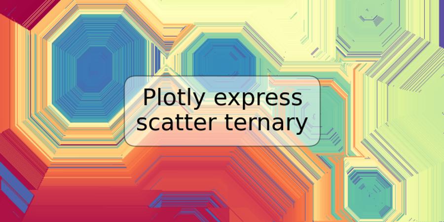 Plotly express scatter ternary