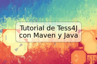 Tutorial de Tess4J con Maven y Java