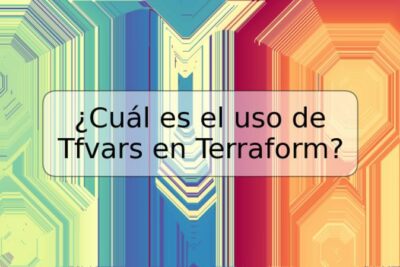 ¿Cuál es el uso de Tfvars en Terraform?