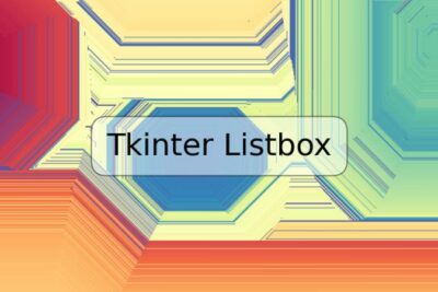 Tkinter Listbox