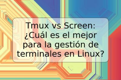 Tmux vs Screen: ¿Cuál es el mejor para la gestión de terminales en Linux?