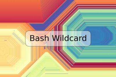 Bash Wildcard