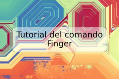Tutorial del comando Finger