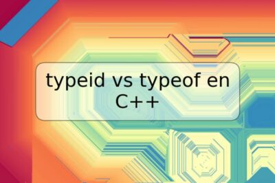 typeid vs typeof en C++