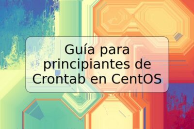 Guía para principiantes de Crontab en CentOS