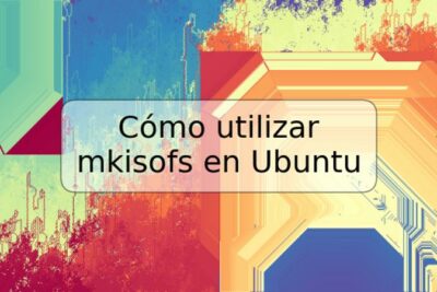Cómo utilizar mkisofs en Ubuntu
