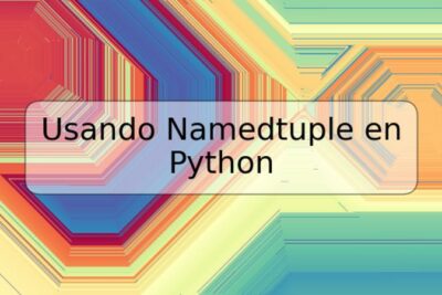 Usando Namedtuple en Python