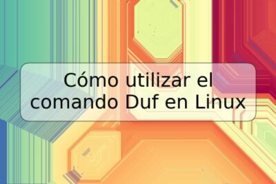 Cómo utilizar el comando Duf en Linux