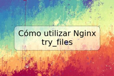 Cómo utilizar Nginx try_files