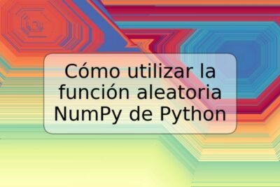 Cómo utilizar la función aleatoria NumPy de Python