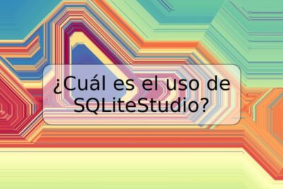 ¿Cuál es el uso de SQLiteStudio?