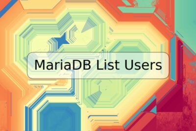 MariaDB List Users