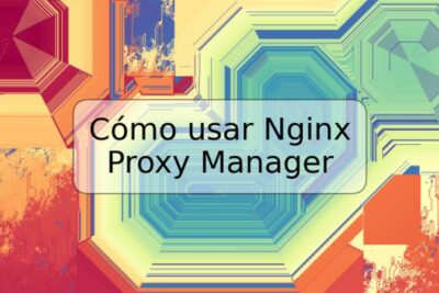 Cómo usar Nginx Proxy Manager