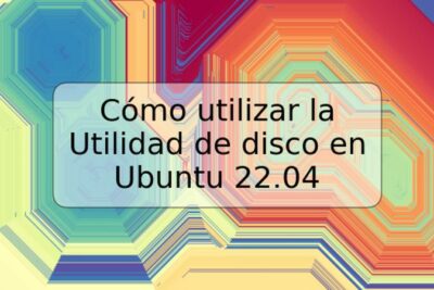 Cómo utilizar la Utilidad de disco en Ubuntu 22.04