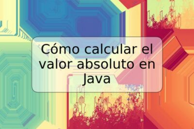 Cómo calcular el valor absoluto en Java