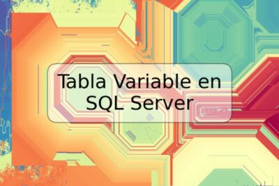 Tabla Variable en SQL Server