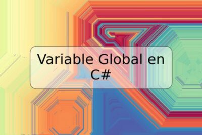 Variable Global en C#