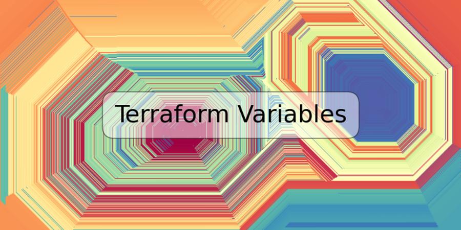 Terraform Variables